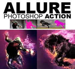 极品PS动作－炫光倾城：Allure Photoshop Action